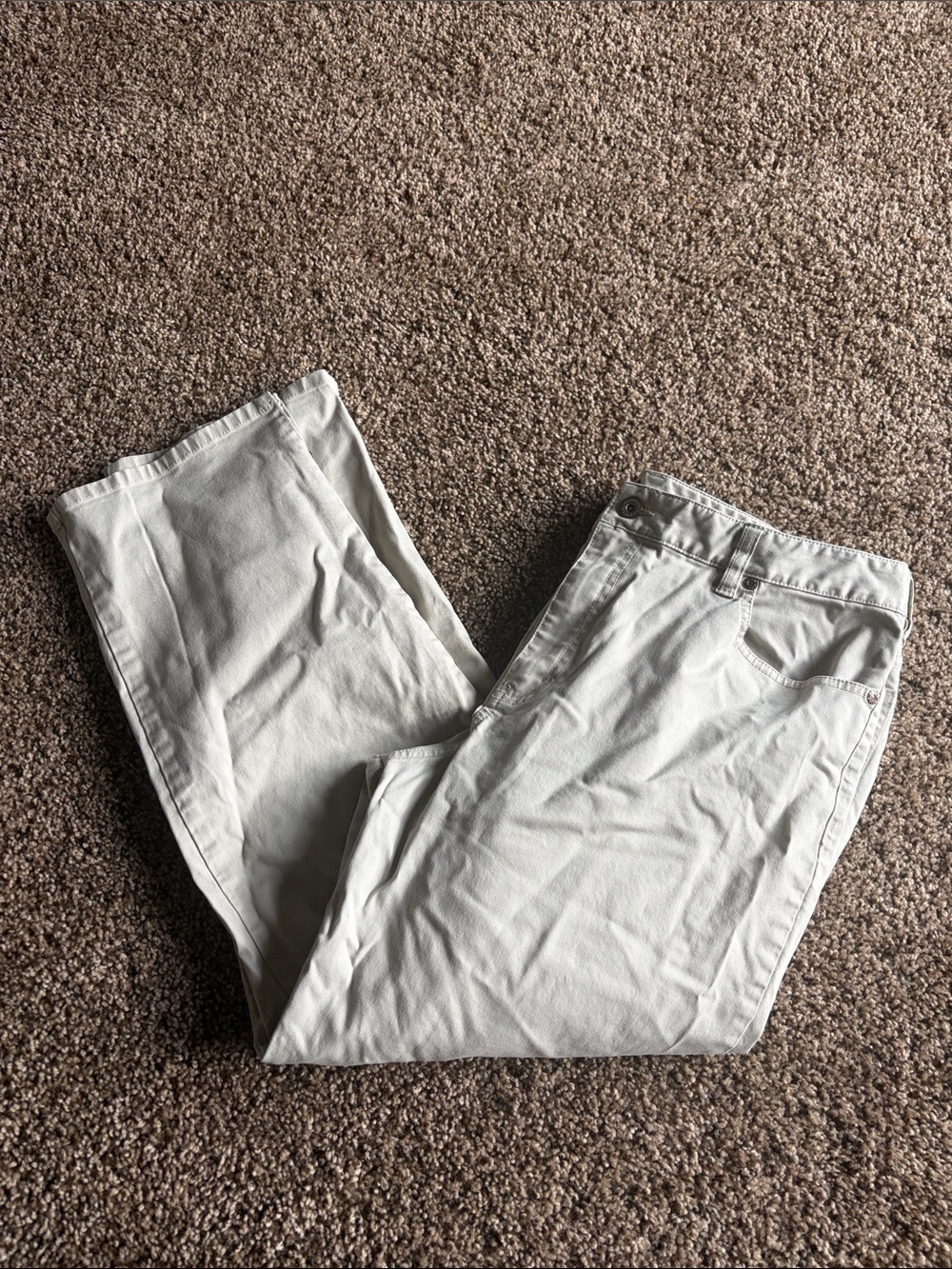 Eddie Bauer Cream Casual Pants